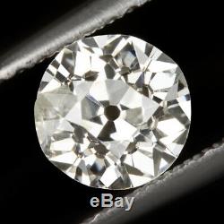 0.80ct OLD MINE CUT DIAMOND VINTAGE ANTIQUE NATURAL EUROPEAN 3/4 CARAT LOOSE OMC