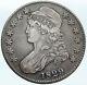 1829 Usa Eagle & Liberty Antique Vintage Old Silver 50c Half Dollar Coin I88096