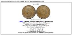 1832 CANADA Provinces NOVA SCOTIA Antique VINTAGE OLD Penny Token Coin i99862