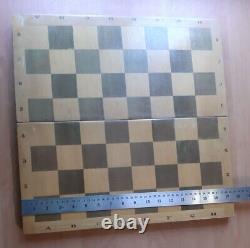 1950s USSR Soviet Vintage Wood Chess Tournament Rare Antique Old Russian