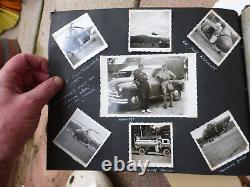 #1 1953 Photo album British Army Singapore Valetta plane RAF Changi old views