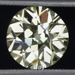 3.25ct GIA CERTIFIED VS1 OLD EUROPEAN CUT DIAMOND VINTAGE ANTIQUE LOOSE NATURAL