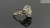 4 21ct Antique Vintage Old Mine Diamond Cluster Engagement Wedding Ring 18k Yg