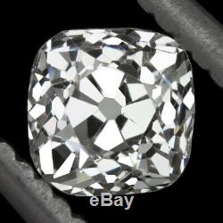 75ct CERTIFIED G VS2 OLD MINE CUT DIAMOND SQUARE CUSHION ANTIQUE LOOSE VINTAGE