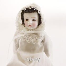 8 Antique Vintage Doll Porcelain Chest Head Hands Legs + Old Nancy Ann Stand