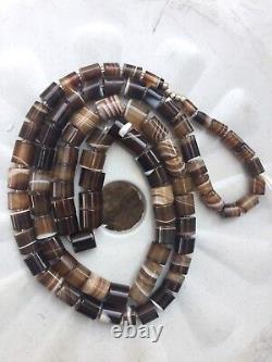 Afghan Tibet Dzi Antique Vintage Old Sulemani Ghazni Loose Wow Banded Beads