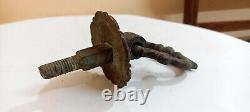 Ancient Entrance Brass Big Bungalow Door Handle Pull Knob Antique Vintage Old G6