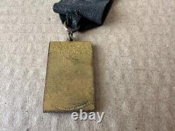 Antique 100 Year Old 1923 Basketball Medal DMAAF Military NCAA Vintage Gold