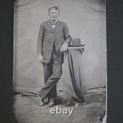 Antique 1870s Tintype Victorian OLD WEST Western Frontier