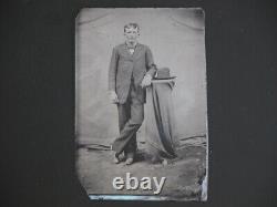 Antique 1870s Tintype Victorian OLD WEST Western Frontier