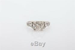 Antique 1920s $15,000 2ct Old Euro Diamond Platinum Wedding Ring