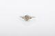 Antique 1920s. 33ct Old Euro Genuine Pink Diamond 18k White Gold Filigree Ring