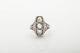Antique 1920s $7000 2ct Old Mine Cut Diamond 18k White Gold Filigree Ring