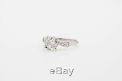 Antique 1930s $15,000 1.70ct Old Euro Diamond Platinum Wedding Ring