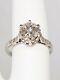 Antique 1930s Deco $10,000 1.50ct Old Cut Diamond Platinum Filigree Wedding Ring