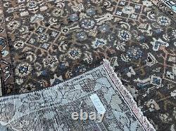 Antique 90-100 Years Old Vintage Runner Handknotted Tribal Wool Boho Runner Rug