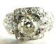 Antique Art Deco Vintage Old Mine Diamond Engagement Ring Size 6 Uk-l1/2 Egl Usa