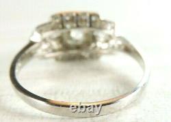 Antique Art Deco Vintage Old Mine Diamond Engagement Ring Size 6 UK-L1/2 EGL USA