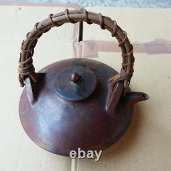 Antique Japanese Teapot Old Tea Kettle Chaki Chagama Vintage