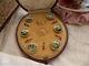 Antique Jewellery Football Gold Buttons Old Case Box Vintage Mens Dress Jewelry