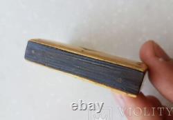 Antique Matchbox Old Germany with Bones Engraved Handmade Rare Old 20th