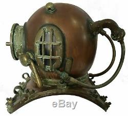 Antique Morse 18 Diving Old Vintage Boston MARK VI Navy Deep Sea Divers Helmet
