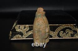 Antique Old Egyptian Faience Amulet of Goddess Circa 664-32 BC