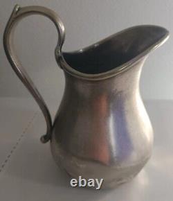 Antique Or Vintage Old Silver Water Pitcher (299g)