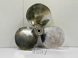 Antique Original Nautical Boat Vintage Old Aluminum Polish Marine Ship Propeller