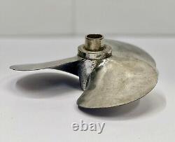 Antique Original Nautical Boat Vintage Old Aluminum Polish Marine Ship Propeller