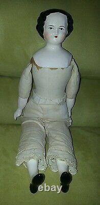 Antique Original Rare German Porcelain Doll 14 1/2 Tall Over 100 Years Old