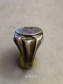 Antique, Rare Old Masonic Silver Ring US 10,5