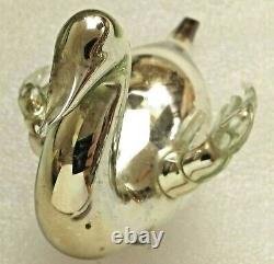 Antique Rare Vintage Russian Glass Christmas Ornament Xmas Decoration Old Swan
