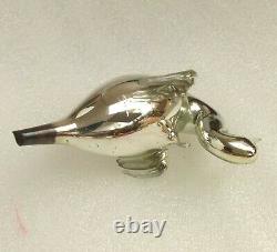 Antique Rare Vintage Russian Glass Christmas Ornament Xmas Decoration Old Swan
