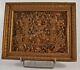 Antique Reliquary At Paperolles Xviiith Glass Wood Frame Rare Old