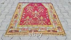 Antique Rug, Anatolian rug, Primitive rug, wool rug, Turkish Rug, old kilim Rug