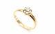 Antique Solitaire Old Mine Cut Diamond Ring 0.45cts In 18ct Gold
