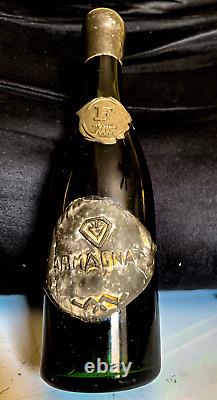 Antique To Vintage Rare Old French Armagnac Bottle 1886 See Details