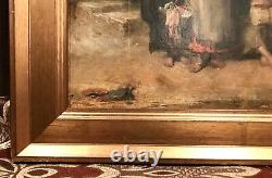 Antique Vintage ALEXANDER MOSSES (BRITISH 1793 1837) Oil/Board Painting Old