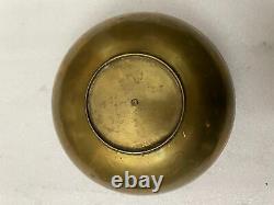 Antique Vintage Ash Tray Brass Period 1900 Handmade Old Rare Collectible