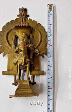 Antique Vintage BRASS Statue Figurine Hindu God Period Very Old Rare Collectible