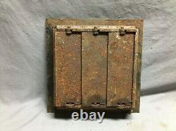 Antique Vintage Cast Iron Heat Grate Register 12 SQ Decorative Old 837-21B
