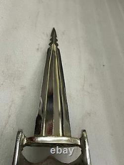 Antique Vintage DAMASCUS KATAR Sword Dagger Old Rare Collectible Mint Period