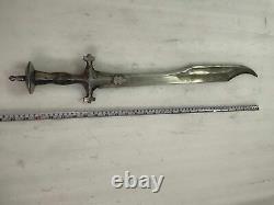 Antique Vintage DAMASCUS Sword DAGGER Chissled Old Rare Collectible