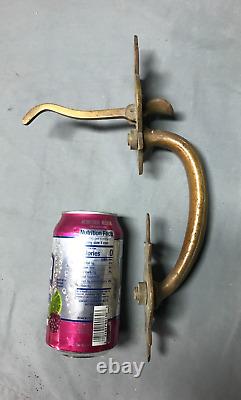 Antique Vintage Deco Brass Entryway Pull Handle Old Door Hardware 257-24B