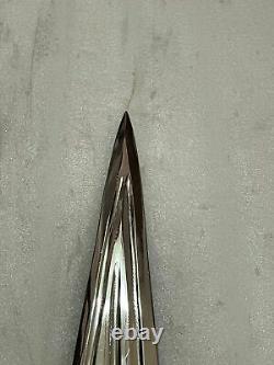 Antique Vintage HOOKED KATAR DAMASCUS Dagger with Shield Old Rare Collectible