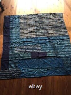 Antique Vintage Japan BORO Old Japanese Indigo Cloth Fabric Patchwork Repairs