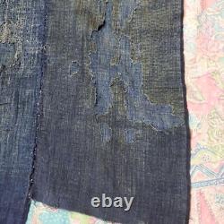 Antique Vintage Japanese Boro Rug Old Cloth Repairs Japan 120cm/47.2