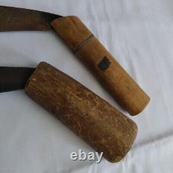 Antique Vintage Japanese Old Long Hand saw Carpentry tool Single edge Used #9