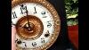 Antique Vintage Old American Metal Case Ansonia Mantle Mantel Clock See Video